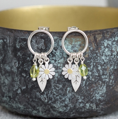 Peridot Earrings by Diana Greenwood